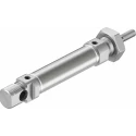 Festo Aluminium Body Double Acting Pneumatic Cylinder 16mm Bore, 30mm Stroke, Through Hole Mount, Elastomer DSNU-16-30-P-A