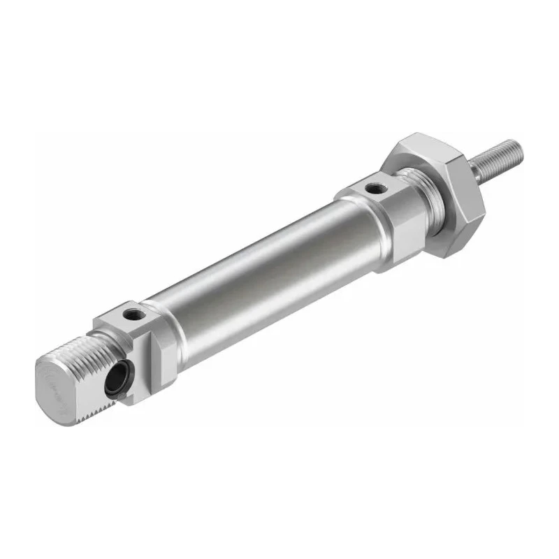Festo Aluminium Body Double Acting Pneumatic Cylinder 16mm Bore, 30mm Stroke, Through Hole Mount, Elastomer DSNU-16-30-P-A