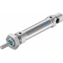 Festo Aluminium Body Double Acting Pneumatic Cylinder 16mm Bore, 30mm Stroke, Through Hole Mount, Elastomer DSNU-16-30-P-A