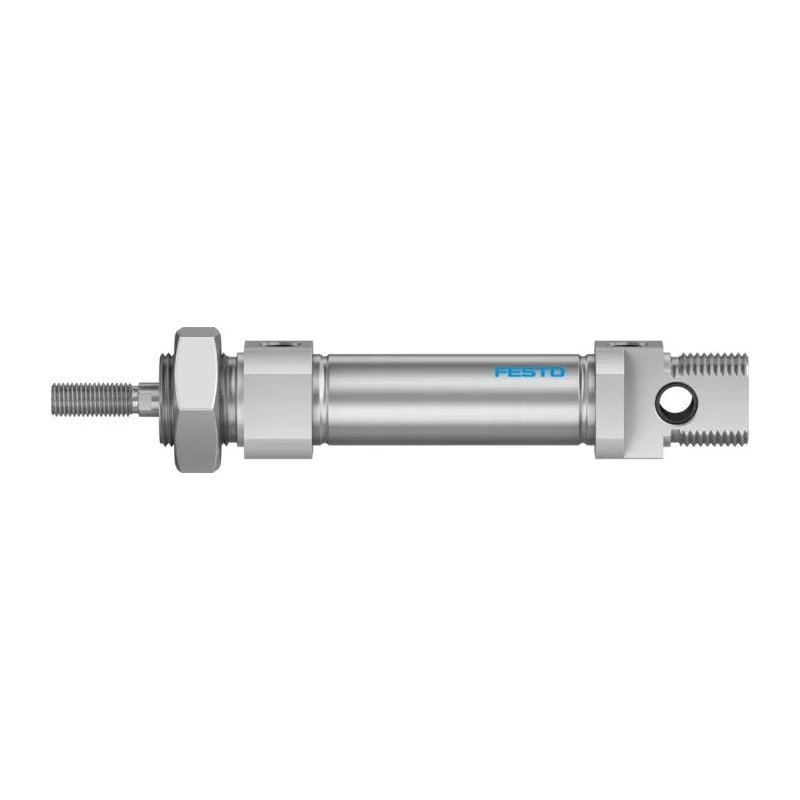 Festo 30 mm Bore Pneumatic Cylinder, Double Acting, Aluminium Body, 30 mm Stroke, Through Hole Mount DSNU-20-30-P-A