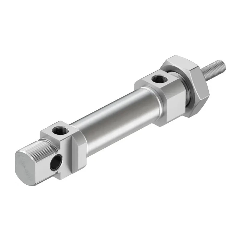 Festo 30 mm Bore Pneumatic Cylinder, Double Acting, Aluminium Body, 30 mm Stroke, Through Hole Mount DSNU-20-30-P-A