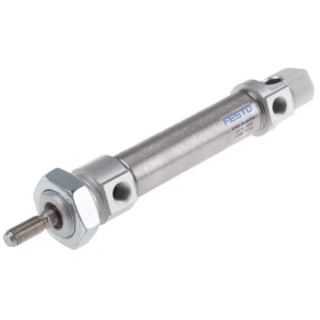 Festo Pneumatic Cylinder DSNU Series Double Acting 20 mm Bore 60 mm Stroke Aluminium Body DSNU-20-60-PPV-A