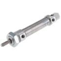 Festo Pneumatic Cylinder 20 mm Bore, 60 mm Stroke, Double Acting, Through Hole Mount, Aluminium Body DSNU-20-60-PPS-A