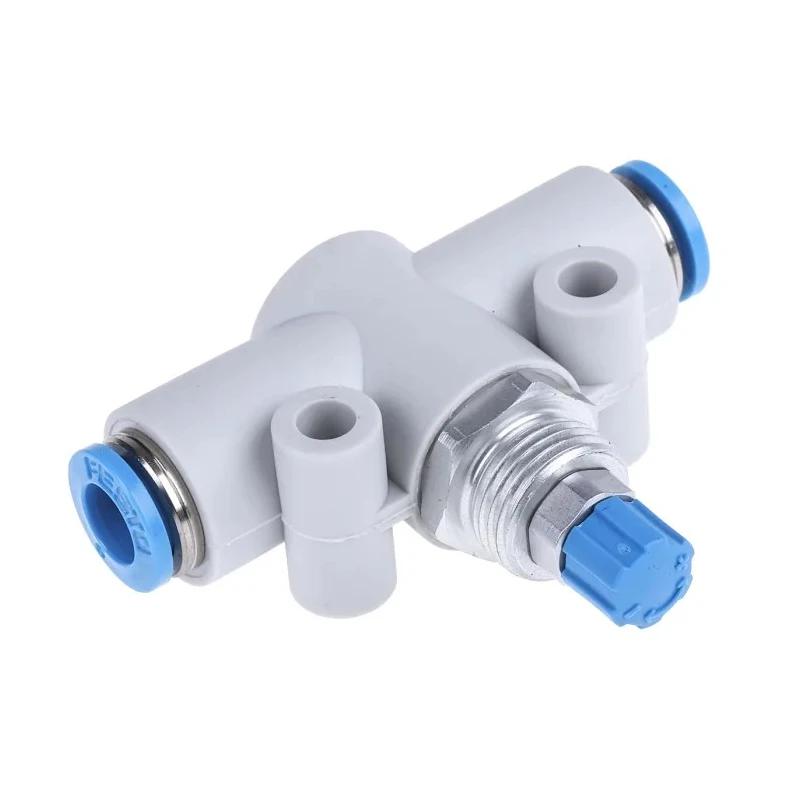 Festo GR Series In-Line Installation Flow Valve, Inlet Female, Outlet Female Tube, Maximum Pressure 15 bar, Model GR-QS-6