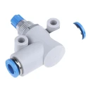 Festo GR Series In-Line Installation Flow Valve, Inlet Female, Outlet Female Tube, Maximum Pressure 15 bar, Model GR-QS-6