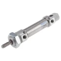 Festo Pneumatic Cylinder DSNU Series 35 mm Stroke, Through Hole Mount, Double Acting, Air Cushion DSNU-20-35-PPS-A