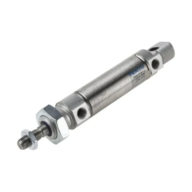 Festo 35 mm Pneumatic Cylinder Double Acting Aluminium Body Through Hole Mount DSNU-25-35-PPV-A