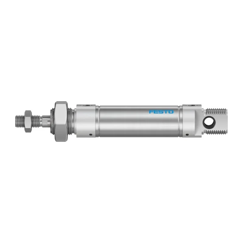 Festo 35 mm Pneumatic Cylinder Double Acting Aluminium Body Through Hole Mount DSNU-25-35-PPV-A