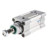 Festo Pneumatic Piston Rod Cylinder 50mm Bore, 30mm Stroke, Aluminium Body, Double Acting DSBC-50-30-PPVA-N3