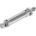 Festo Aluminium Body Pneumatic Cylinder Double Acting Through Hole Mount 60mm Stroke 25mm Bore DSNU-25-60-PPV-A