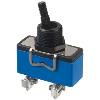 APEM Toggle Switch Panel Mount On-Off-On DPDT 10A 400V AC Screw Terminal Brass Actuator 647H/GX2330