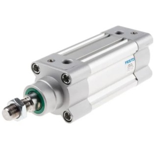 Festo Pneumatic Piston Rod Cylinder Double Acting DSBC Series 50mm Bore 60mm Stroke Aluminium Body DSBC-50-60-PPSA-N3