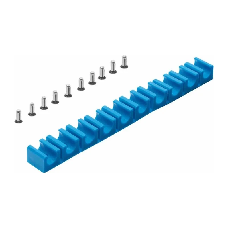 Festo 9 Tubes Tube Clip for Tube Diameter 6 mm OD, Operating Temperature -30 °C to 80 °C KK-4