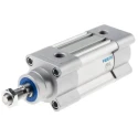 Festo Pneumatic Piston Rod Cylinder 40mm Bore, 30mm Stroke, Aluminium Body, Double Acting DSBC-40-30-PPSA-N3