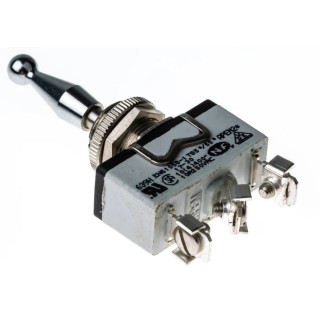 APEM Panel Mount Toggle Switch On-Off-On SPDT Screw Terminal 15A 250V AC 639H/X2330