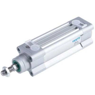 Festo Pneumatic Piston Rod Cylinder Double Acting 32mm Bore 30mm Stroke Aluminium Body DSBC-32-30-PPSA-N3