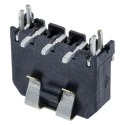 Molex Micro-Fit 3.0 Series Straight Surface PCB Header, 3 Contacts, 3 mm Pitch, Shrouded, Brass Gold Plated, 5A 43650-0323