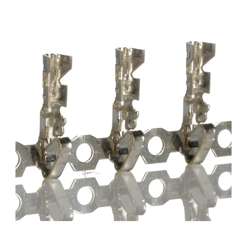 Molex 4809 Series Female Crimp Terminal, 30 AWG Min, 22 AWG Max, Tin-Plated Brass Contacts, Crimp Termination 08-50-0031