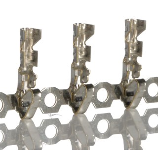 Molex 4809 Series Female Crimp Terminal, 2.5A Current, Tin-Plated Brass Contact, 30 AWG Min, 22 AWG Max 08-50-0031