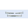 Molex 1560 Series Male Crimp Terminal for STANDARD .062 in Connector Housing, Gold Plated Brass Contact 24-18 AWG 02-06-6101