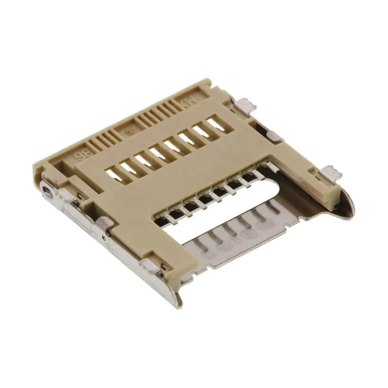 Molex 8 Way Right Angle Hinged MicroSD Memory Card Connector, Solder 500901-0801