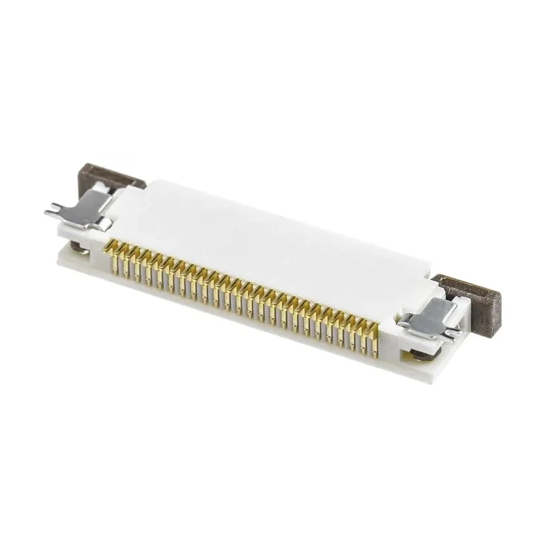 Molex 0.5 mm Pitch 24 Way Right Angle Female FPC Connector, Solder 52437-2471