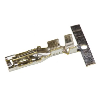 Molex 43375 Series Female Crimp Terminal 16 AWG Min Crimp 14 AWG Max, Brass Contact, Tin Plating, Crimp 43375-0001