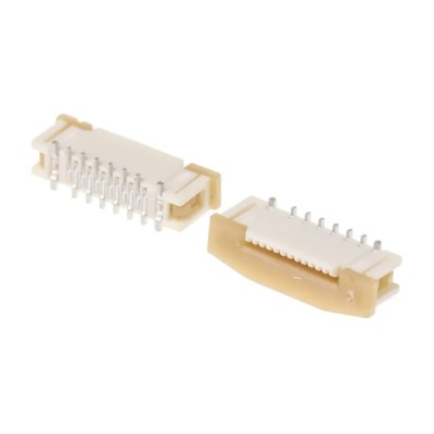 Molex 0.5 mm Pitch 12 Way Straight Female FPC Connector, Solder 52559-1252
