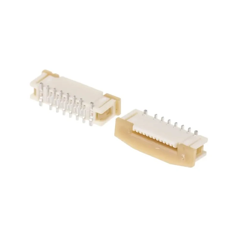 Molex 0.5 mm Pitch 12 Way Straight Female FPC Connector, Solder 52559-1252