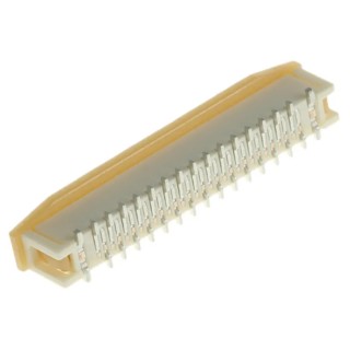 Molex 1 mm Pitch 30 Way Straight Female FPC Connector, Surface Mount, Gold Plated Contacts 52559-3052