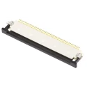 Molex 0.5 mm Pitch 50 Way Right Angle Female Easy-On FPC Connector, Solder Termination 54132-5062