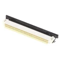 Molex 0.5 mm Pitch 50 Way Right Angle Female FPC Easy-On Connector, Solder Termination 54132-5062