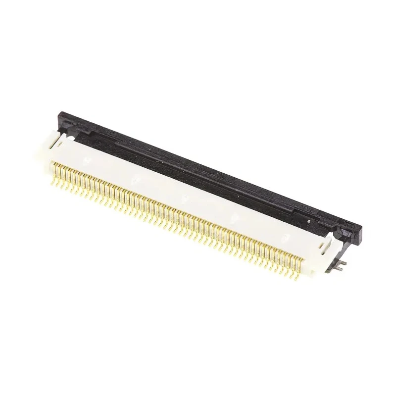 Molex 0.5 mm Pitch 50 Way Right Angle Female FPC Easy-On Connector, Solder Termination 54132-5062