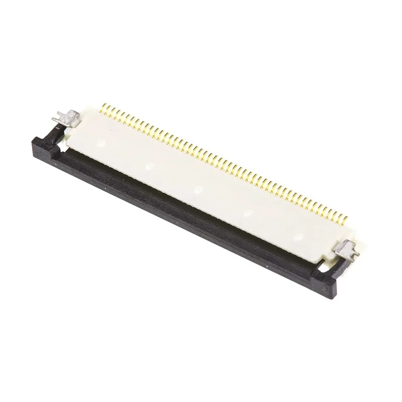 Molex 0.5 mm Pitch 50 Way Right Angle Female FPC Easy-On Connector, Solder Termination 54132-5062