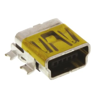 Molex Right Angle Surface Mount Female 1 Port USB Type B Connector USB 2.0 67503-1230