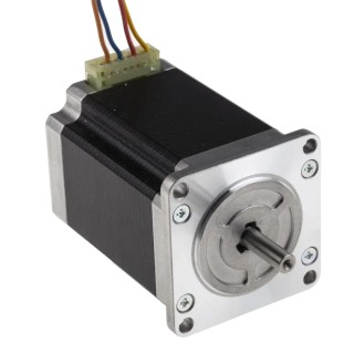 Sanyo Denki 103H7 Series Stepper Motor 48V, 1.65Nm Torque, 1.8° Step Angle, 56 x 56 mm Frame, 6.35 mm Shaft 103H7126-1740