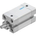 Festo Pneumatic Cylinder ADN Series Double Acting 16mm Bore 20mm Stroke Through Hole Mount Aluminium Body ADN-16-20-A-P-A