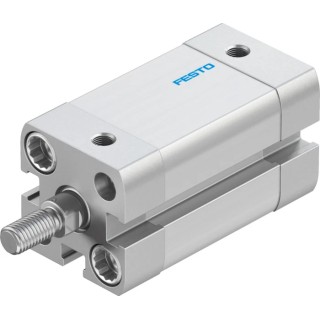 Festo Pneumatic Cylinder ADN Series Double Acting 16mm Bore 20mm Stroke Through Hole Mount Aluminium Body ADN-16-20-A-P-A
