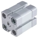 Festo Pneumatic Cylinder ADN Series Double Acting 16mm Bore 20mm Stroke Through Hole Mount Aluminium Body ADN-16-20-A-P-A