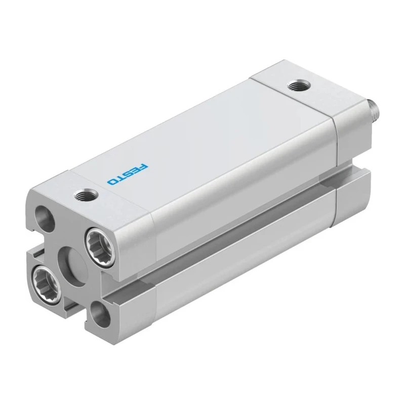 Festo Pneumatic Cylinder Double Acting with 12mm Bore, 40mm Stroke, Aluminium Body, Through Hole Mount ADN-12-40-A-P-A