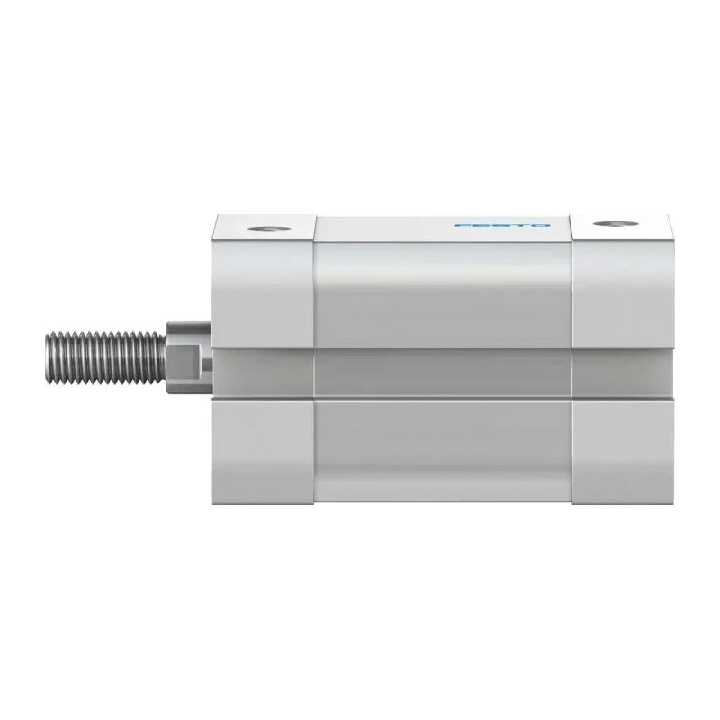 Festo Pneumatic Cylinder ADN Series Double Acting 16mm Bore, 15mm Stroke, Aluminium Body, Flexible Cushioning ADN-16-15-A-P-A