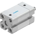 Festo Pneumatic Cylinder ADN Series Double Acting 16mm Bore, 15mm Stroke, Aluminium Body, Flexible Cushioning ADN-16-15-A-P-A