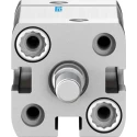 Festo Pneumatic Cylinder ADN Series Double Acting 16mm Bore, 15mm Stroke, Aluminium Body, Flexible Cushioning ADN-16-15-A-P-A