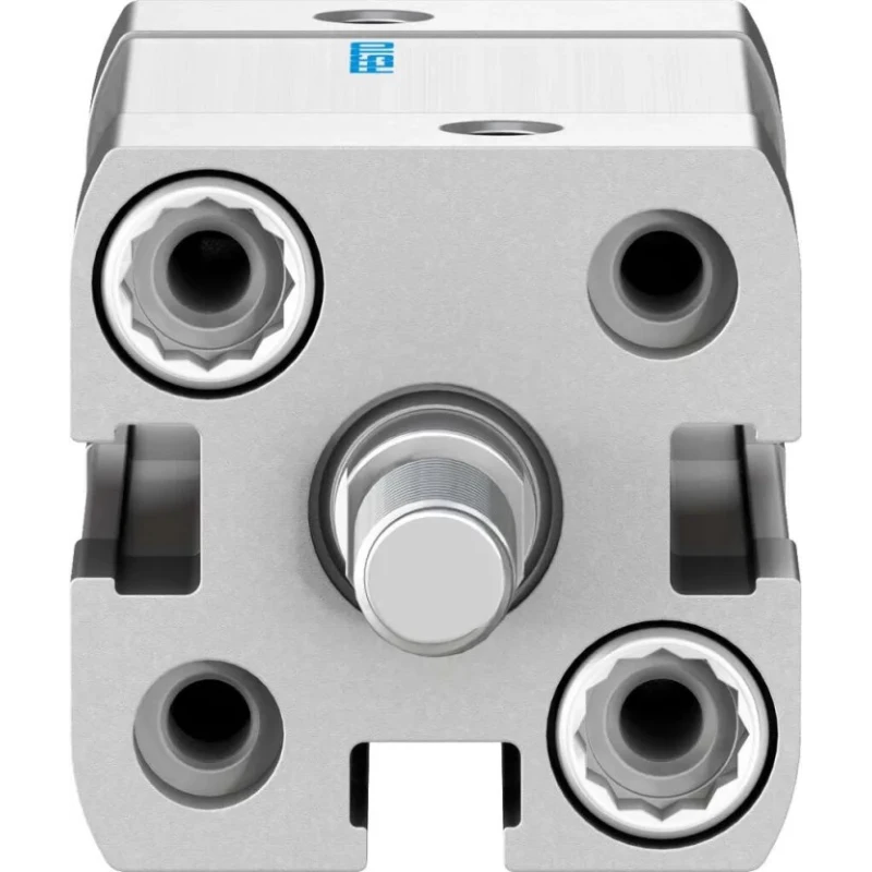 Festo Pneumatic Cylinder ADN Series Double Acting 16mm Bore, 15mm Stroke, Aluminium Body, Flexible Cushioning ADN-16-15-A-P-A