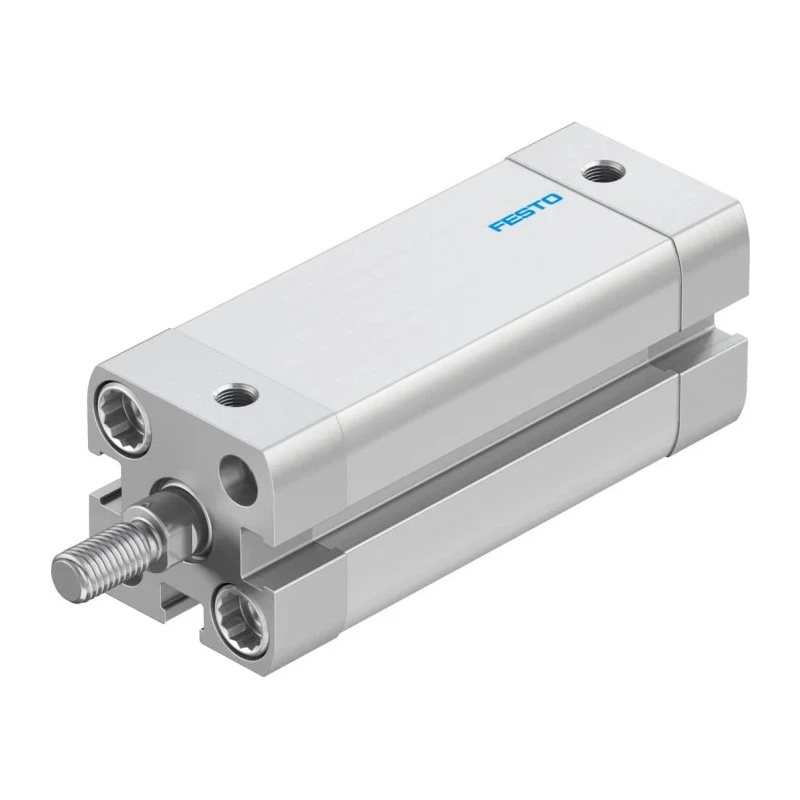 Festo Pneumatic Cylinder ADN Series 16mm Bore, 40 mm Stroke, Double Acting, Aluminium Body ADN-16-40-A-P-A