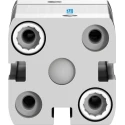 Festo Pneumatic Cylinder Double Acting ADN Series 20mm Bore 15mm Stroke Through Hole Mount ADN-20-15-A-P-A
