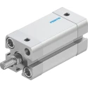 Festo Pneumatic Cylinder ADN Series 16mm Bore, 25mm Stroke, Double Acting, Aluminium Body ADN-16-25-A-P-A