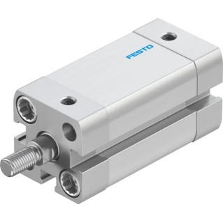 Festo Pneumatic Cylinder ADN Series 16mm Bore, 25mm Stroke, Double Acting, Aluminium Body ADN-16-25-A-P-A