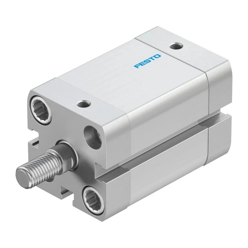 Festo Pneumatic Cylinder ADN Series Double Acting Aluminium Body 25mm Bore 25mm Stroke ADN-25-25-A-P-A