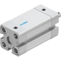 Festo Pneumatic Cylinder ADN Series 16mm Bore, 25mm Stroke, Double Acting, Aluminium Body ADN-16-25-A-P-A